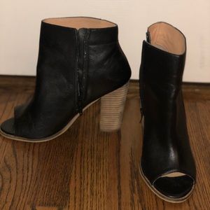 H&M open toe booties
